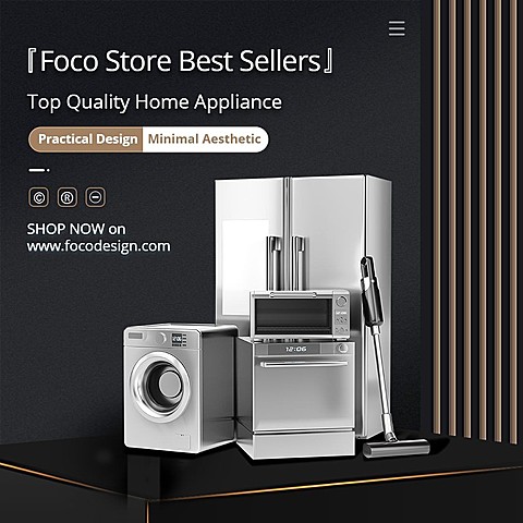 Home Electronic Appliances Product Promo Ecommerce Product Image