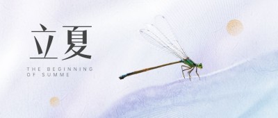 立夏节气祝福合成公众号首图