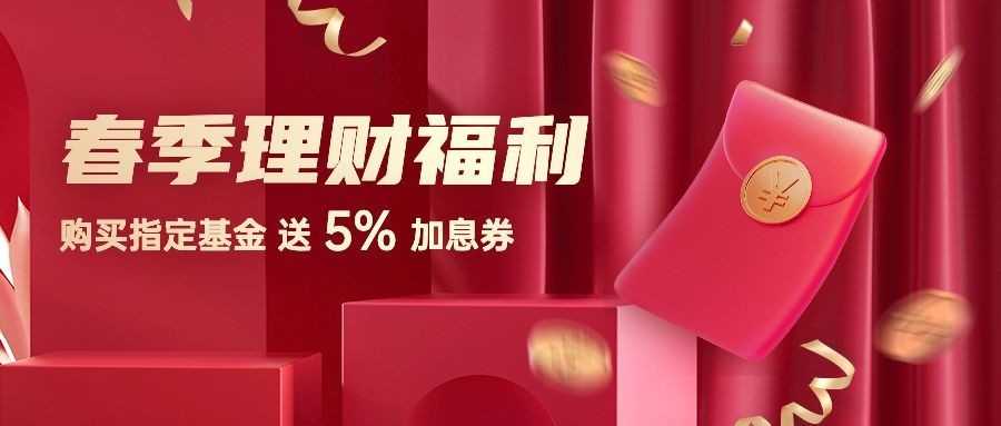 金融保险春季理财产品营销福利公众号首图预览效果