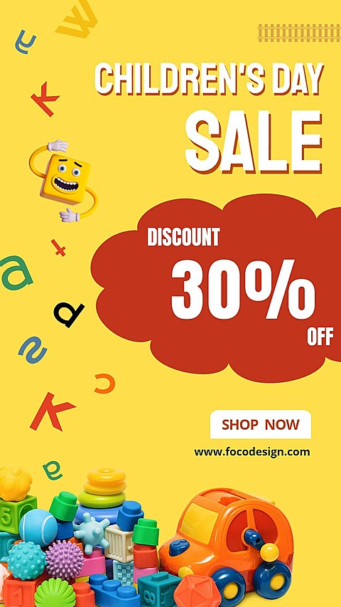Cloud Box Element Children's Day Toy Hobby Handcraft Discount Sale Promo Ecommerce Story