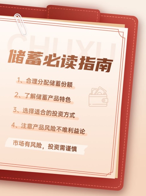 金融银行储蓄知识科普必读指南小红书配图预览效果