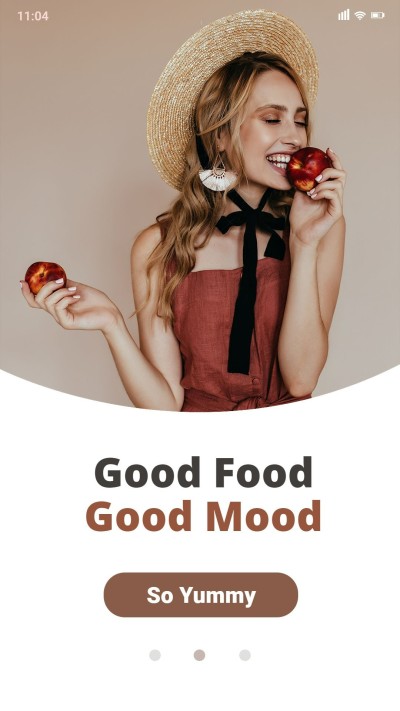 Simple Interface Simulation Fruits Apple Sale Instagram Story