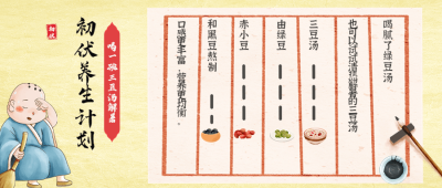 初伏养生科普公众号首图