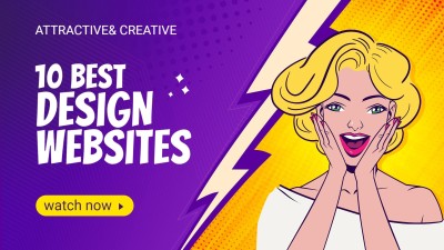 A video of top design websites introduction Youtube thumbnail
