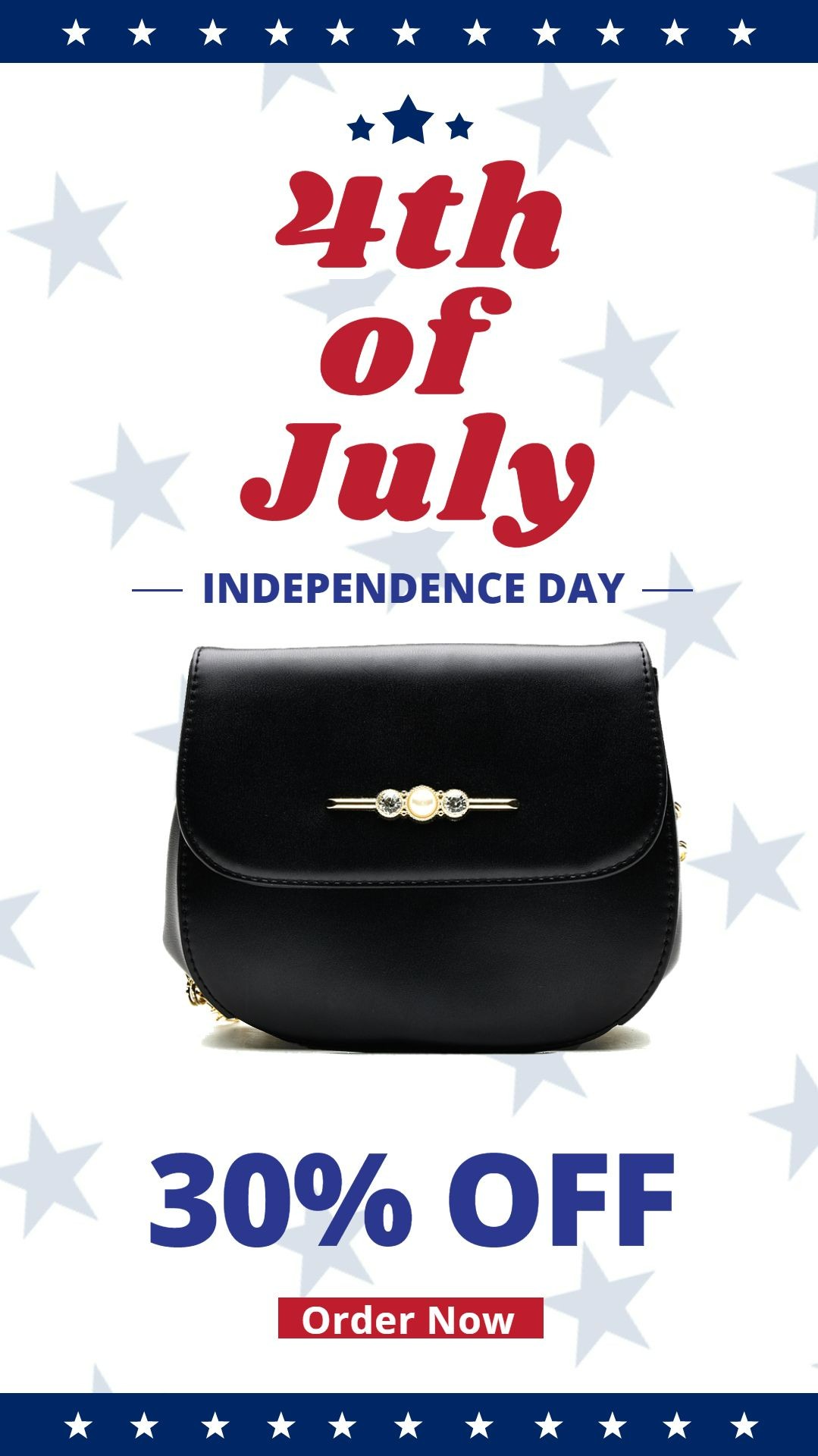Independence Day Fourth Of July Women's Bag Purse Fashion Discount Sale Promotion Ecommerce Story预览效果