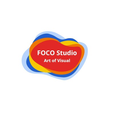 Colorful Block Element Art Creative Design Studio Logo