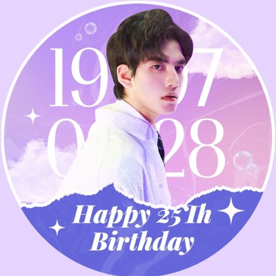 粉丝生日应援祝福微信微博头像
