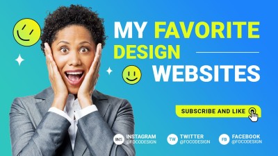 A video of top design websites introduction Youtube thumbnail