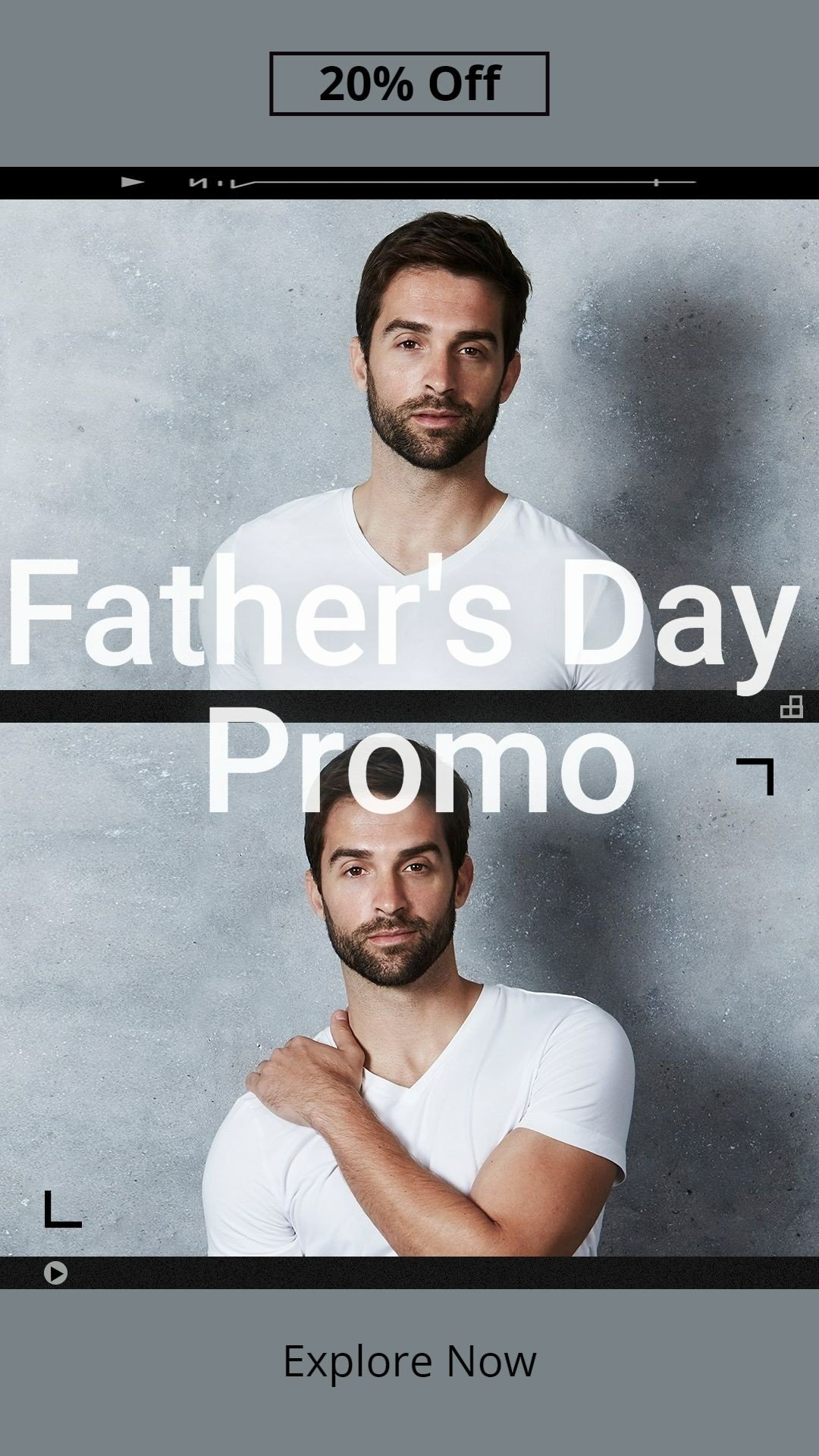 Father's Day Campaign Promo Ecommerce Story预览效果