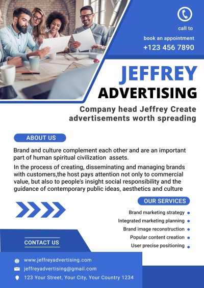Advertising and Marketing Company Business Flyer