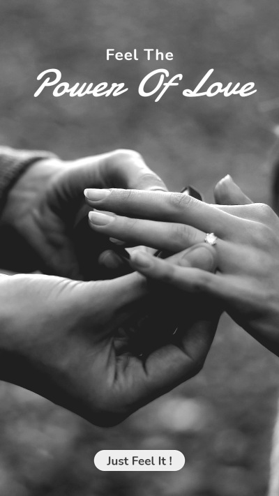 Simple Filter Element Love Ring Text Instagram story