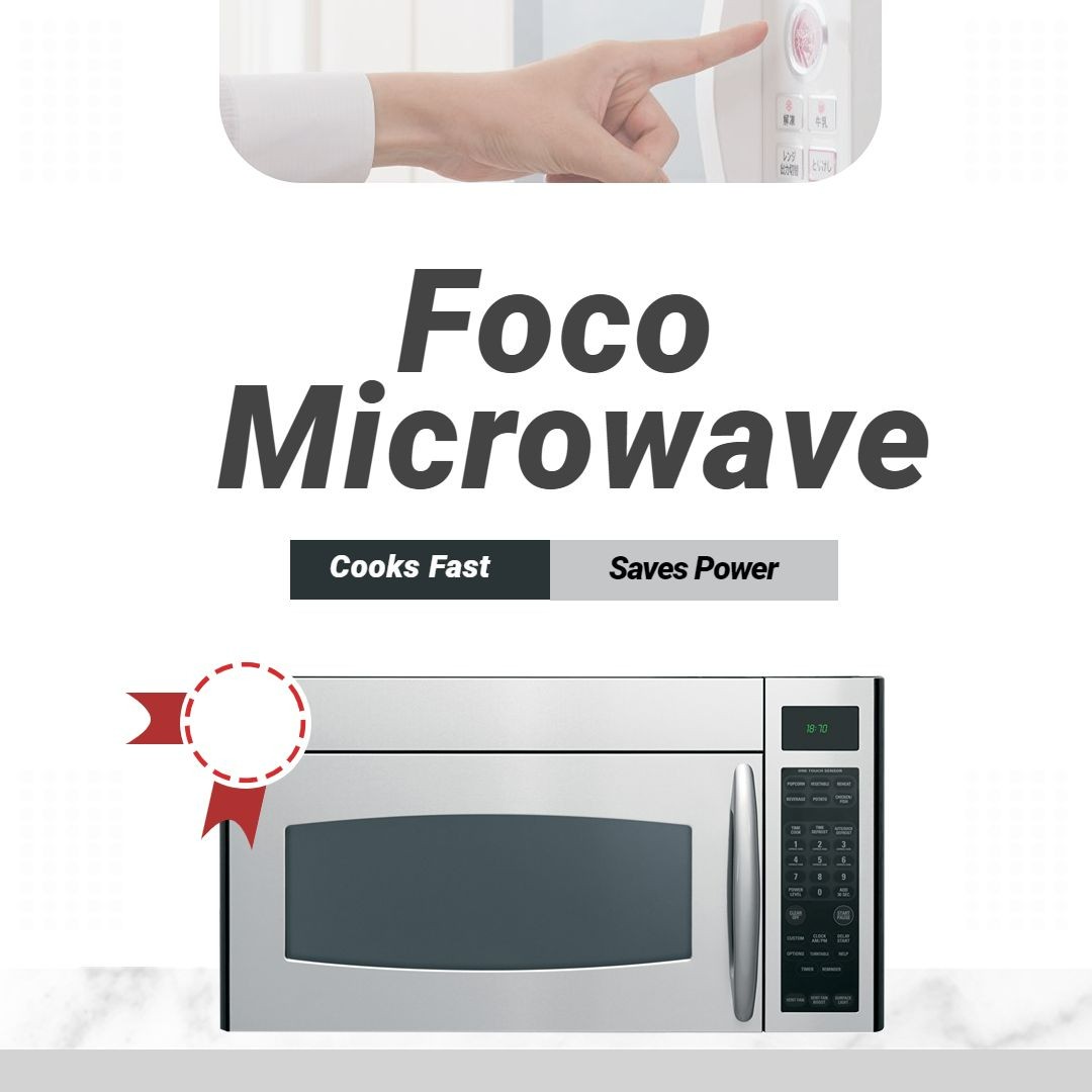 Microwave Kitchenware Cookware Home Appliances Ecommerce Product Image