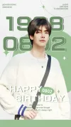 温馨感贺卡海报生日祝福卡片