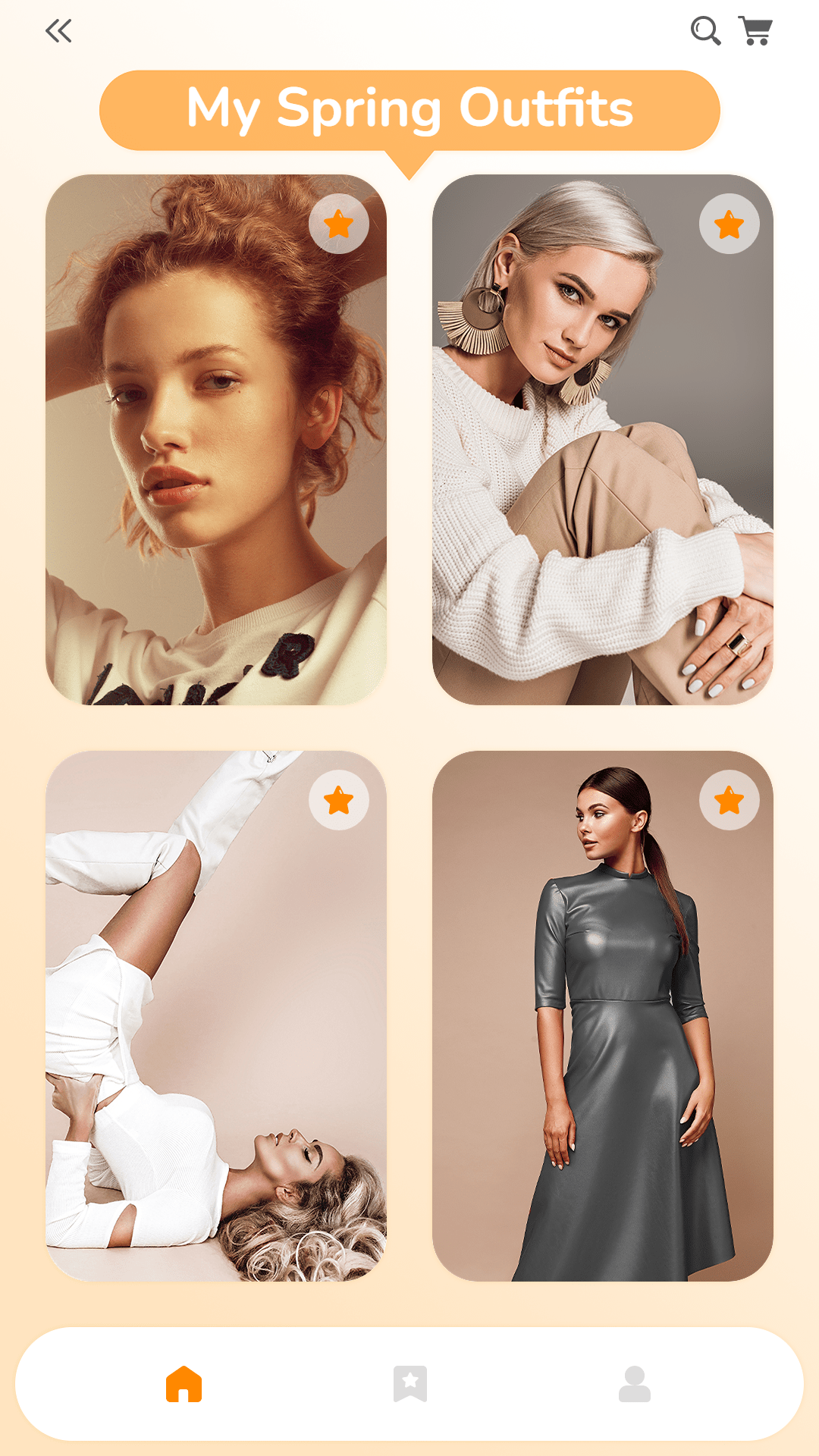 Fashion Interface Simulation Woman Spring Outfit Instagram story