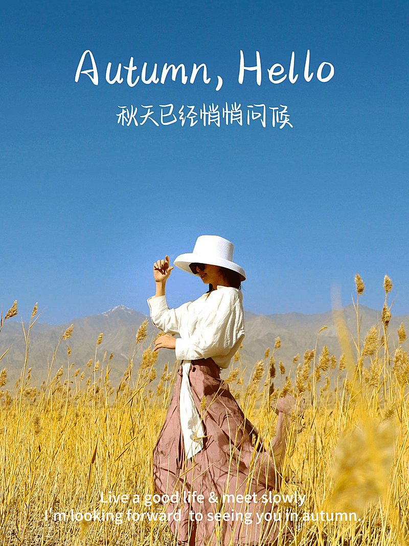 秋天自拍晒照plog