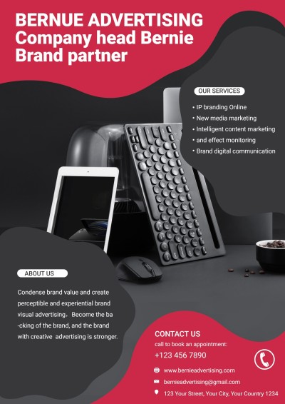 Digital Advertising Company Business Flyer