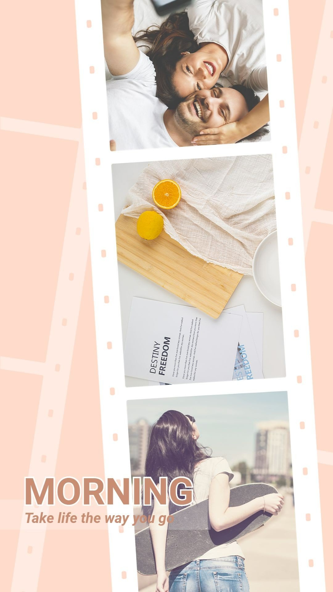 Film style Life Moment Record Text Morning  Instagram story