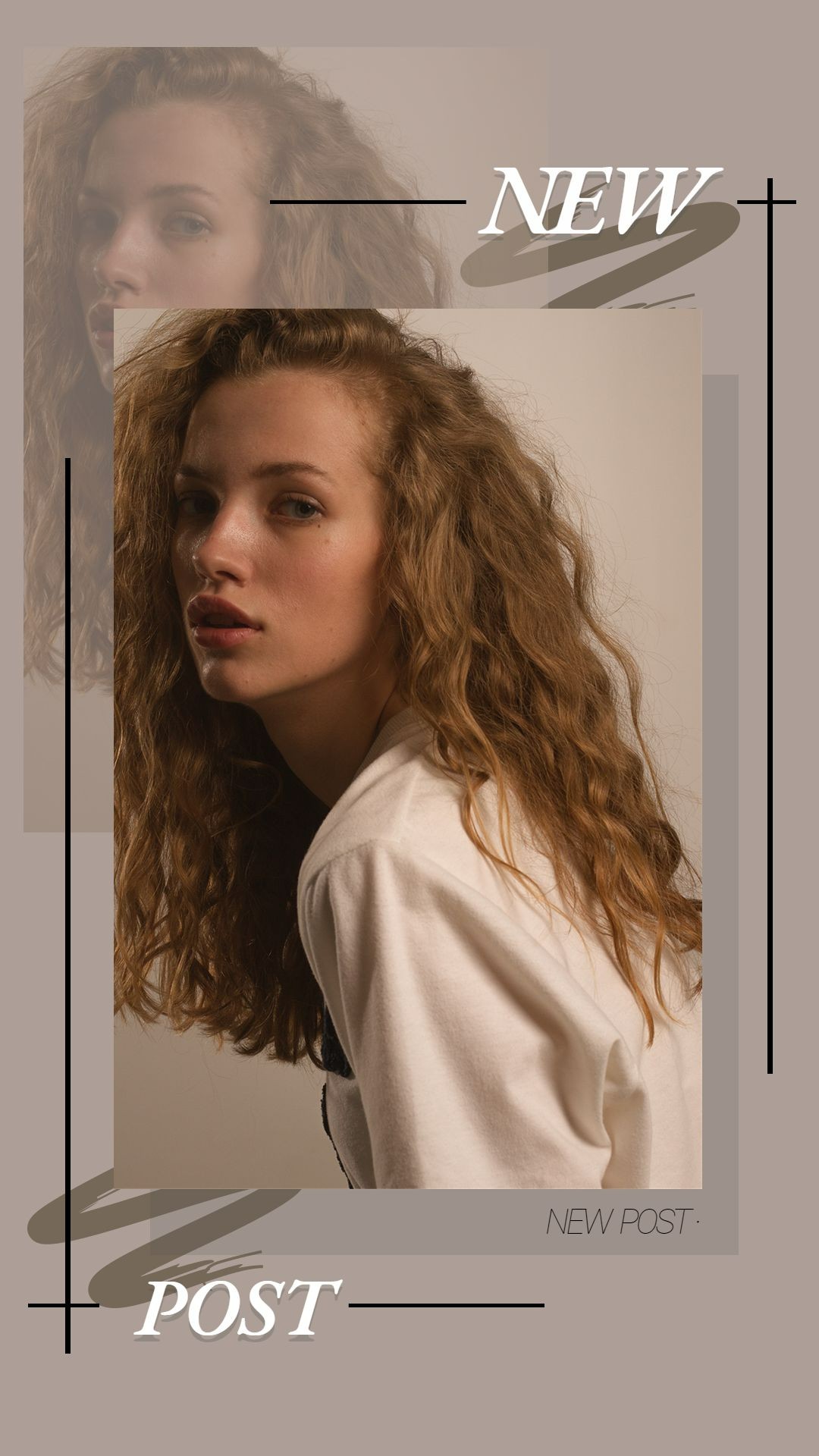 Simple Fashion Woman New Post Instagram Story