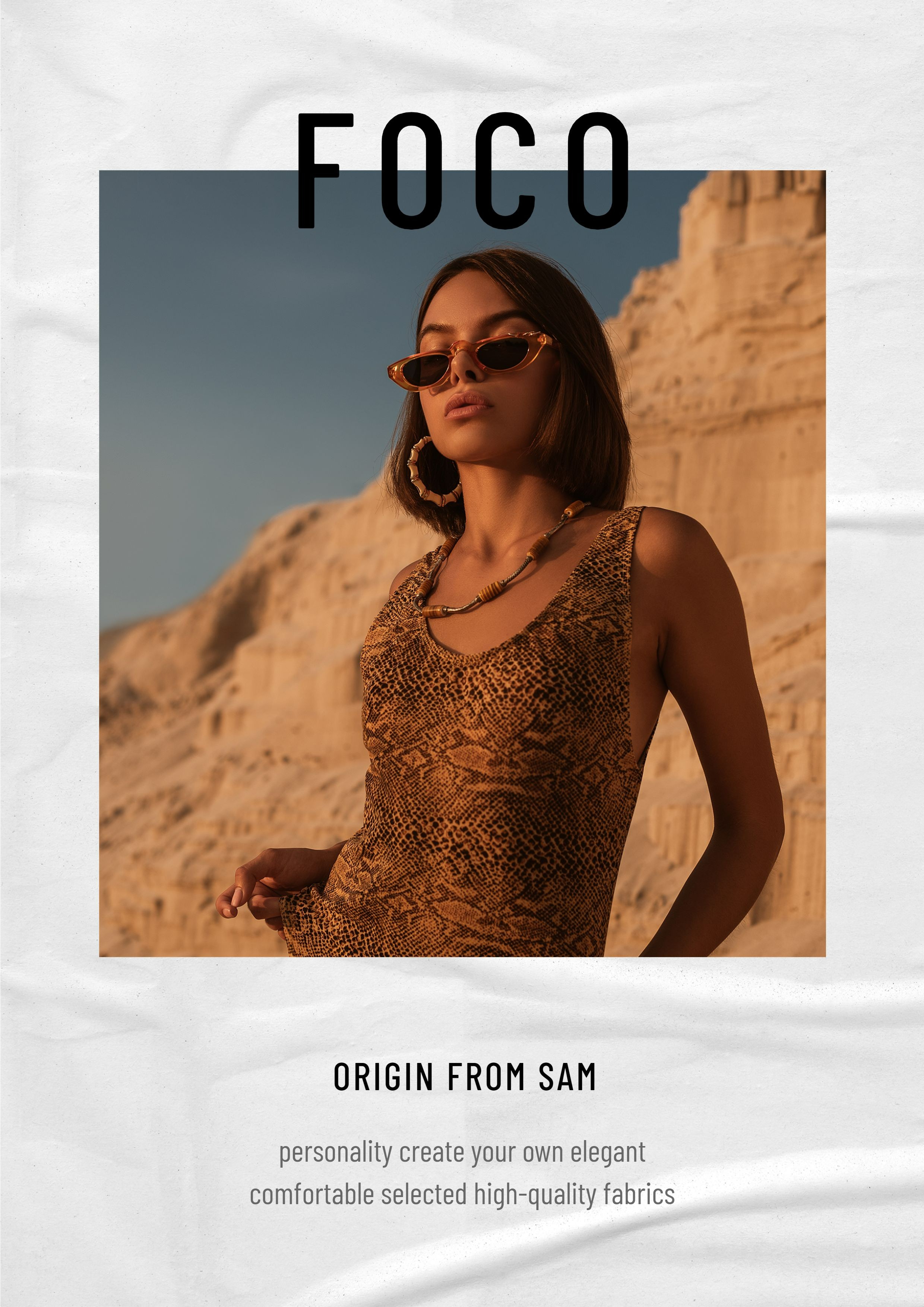Women's Top Fashion Wear Product Promo Advertising Poster