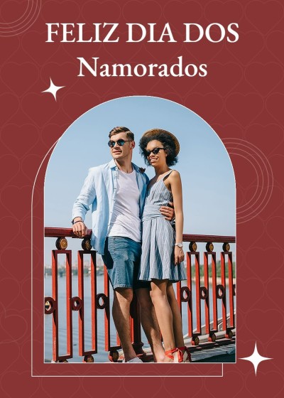 Fresh Arch Frame Dia dos namorados Outside Dates Memory Card