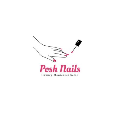 Nail Art Salon Manicures Services Beauty Brand Logo