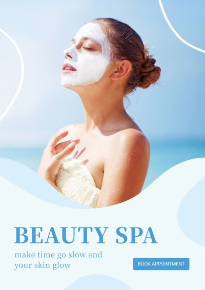 Literary Sunlight Element Beauty SPA Discount Promotion Advertising Poster
