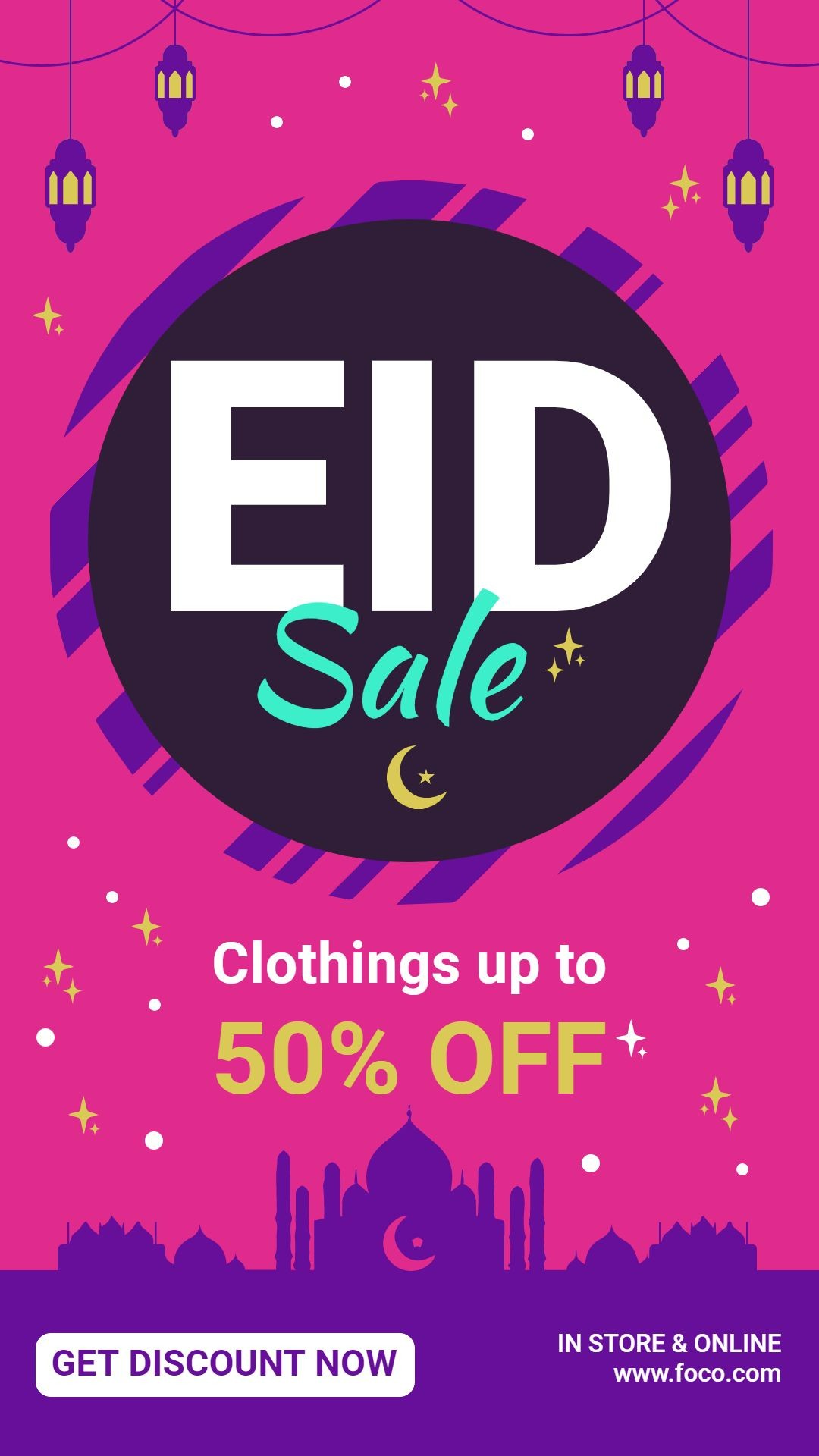 Eid al-Adha Discount Sale Promotion Ecommerce Story