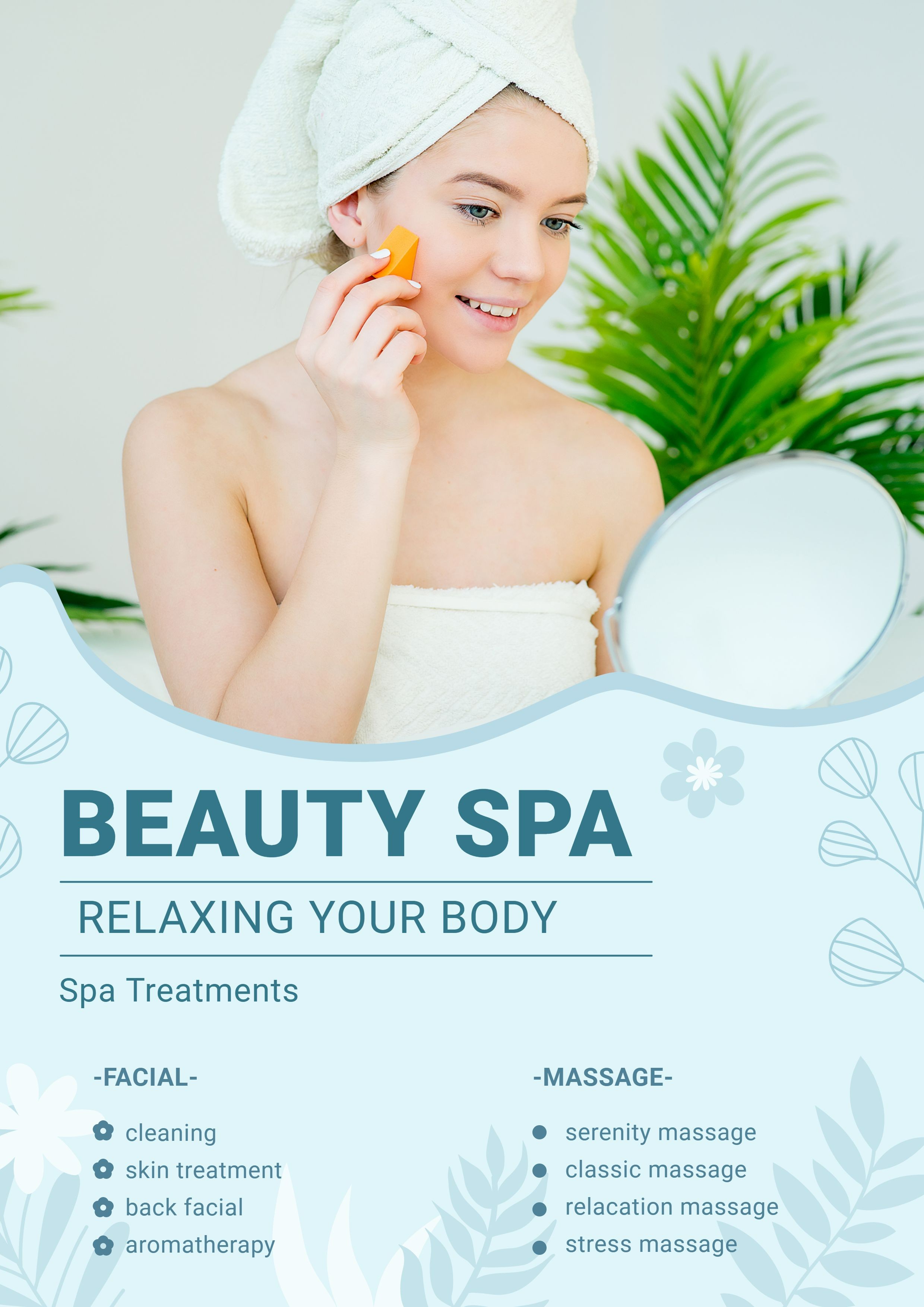Beauty SPA Advertising Poster