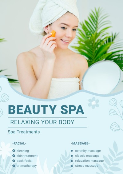 Beauty SPA Advertising Poster
