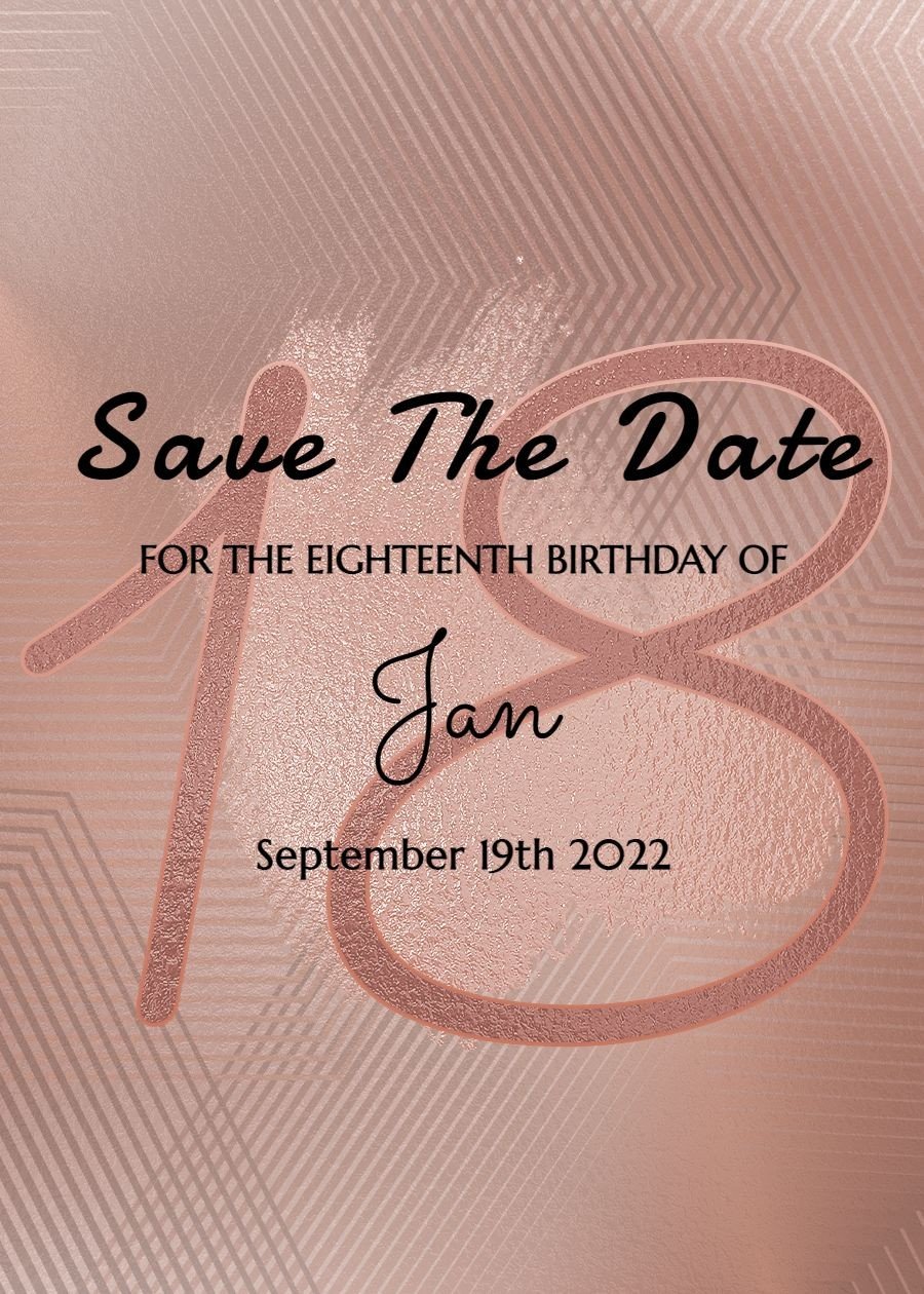 Simple Literary Lines Element Birthday card