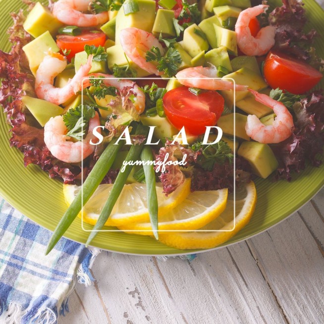 食物正餐词卡沙拉简约风plog模板预览效果