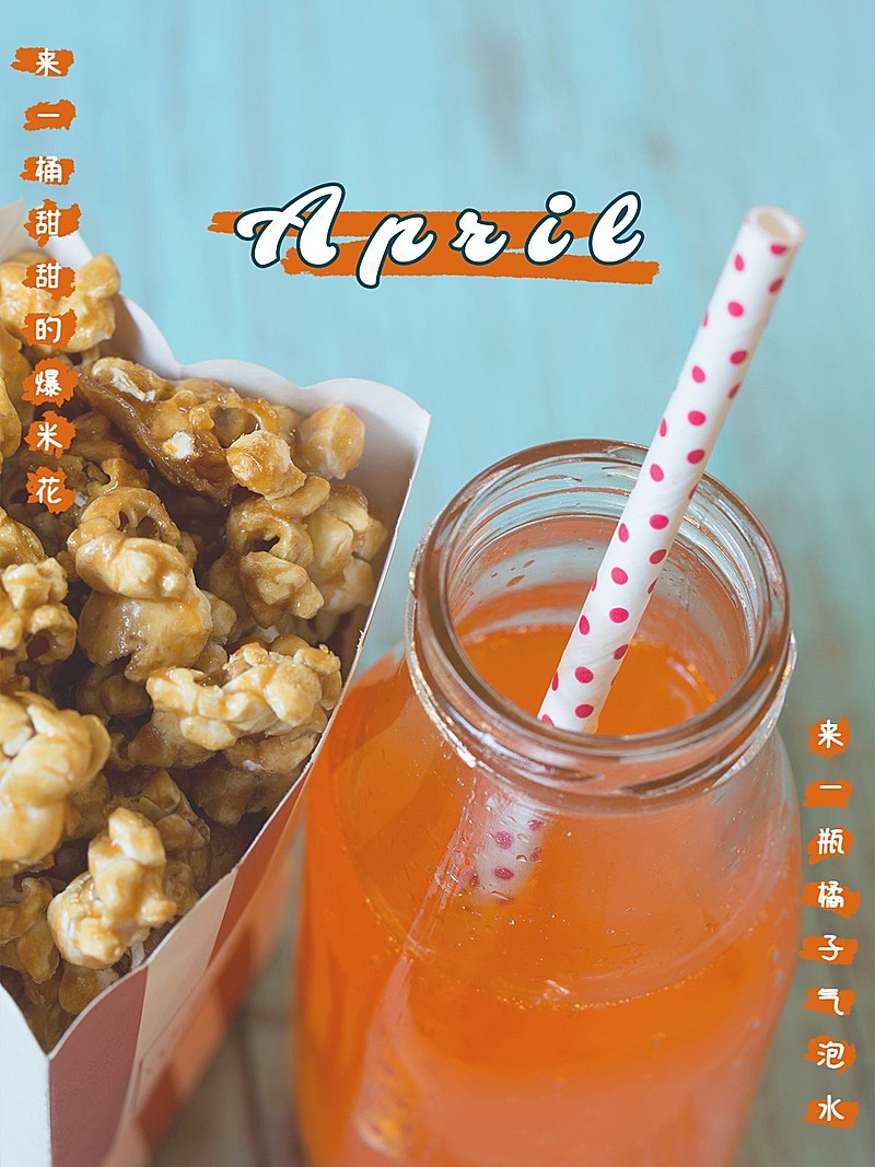 通用4月晒照简约风plog模板