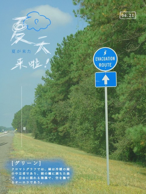 夏至节气风景简约风plog模板预览效果