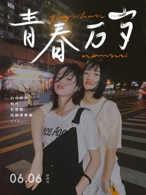 闺蜜朋友晒照自拍复古风plog模板预览效果