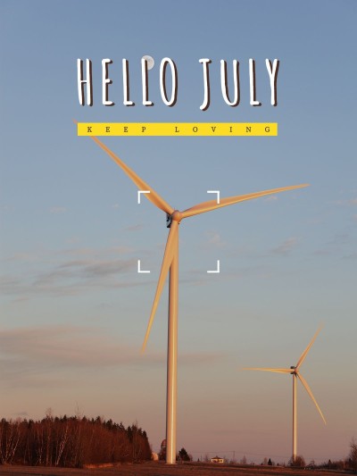 通用7月你好月初问候实景plog