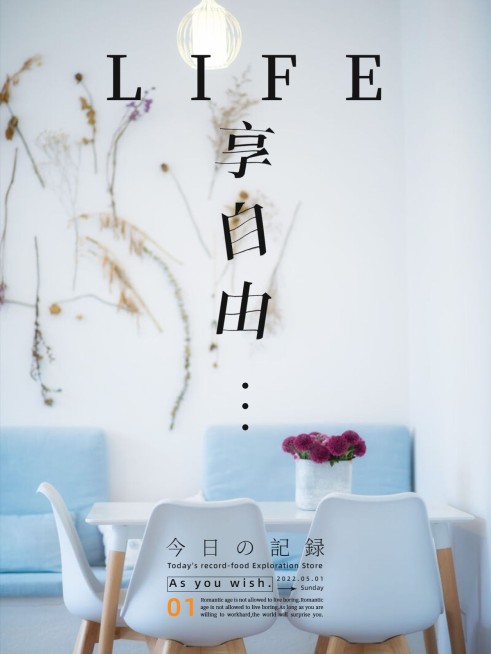 探店打卡店内分享拍照简约风plog模板预览效果