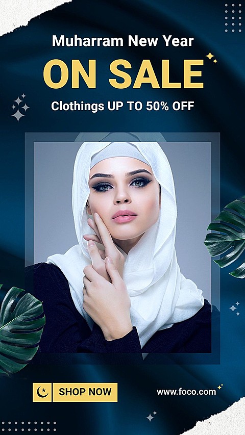 Muharram Islamic New Year Muslim Women's Fashion Discount Sale Ecommerce Story