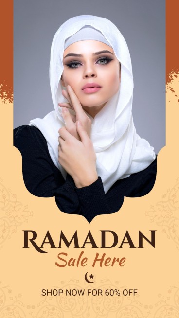 Eid Idul Ramadan Women's Fashion Sale Promotion Ecommerce Story预览效果