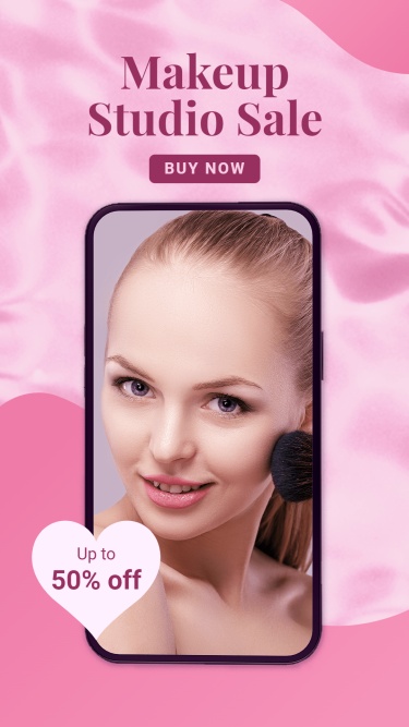 Brazil Valentine's Day Dia dos namorados Makeup Brush Beauty Cosmetics Discount Sale Promo Ecommerce Story