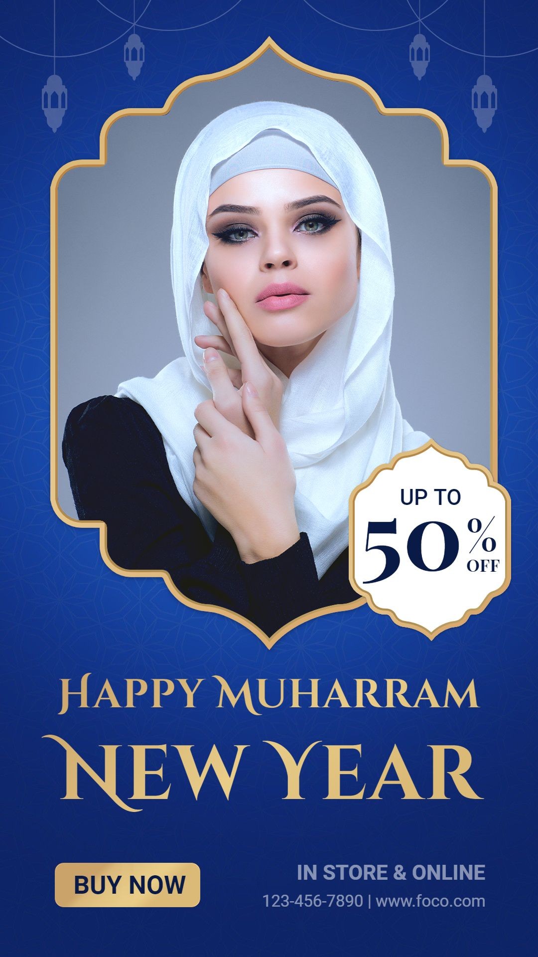 Muharram Islamic New Year Women's Fashion Sale Discount Promo Ecommerce Story预览效果
