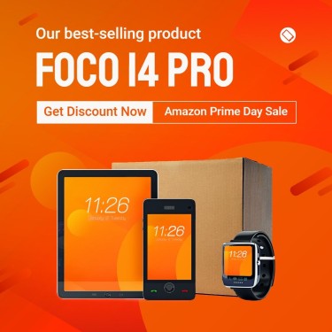 Amazon Prime Day Smart Electronic Devices Discount Sale Promo Ecommerce Product Image