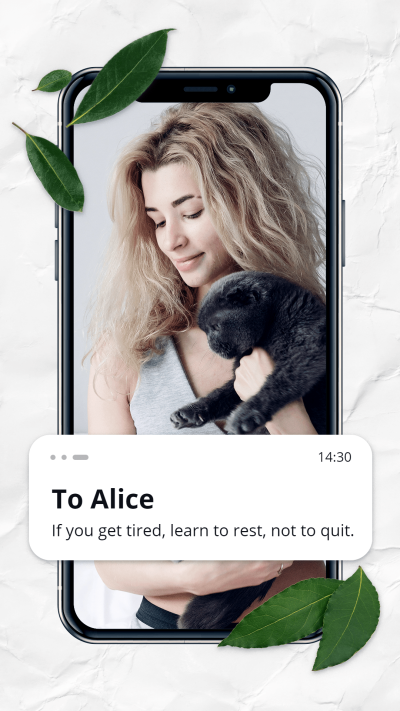 Literary Pleated Paper Background iPhone interface simulation Woman Show Instagram story