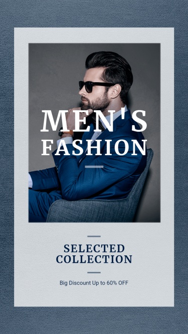 Men's Fashion Sale Promotion Ecommerce Story