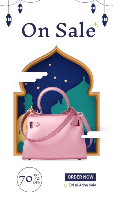 Eid al-Adha Women's Bag Purse Fashion Discount Promotion Sale Ecommerce Story