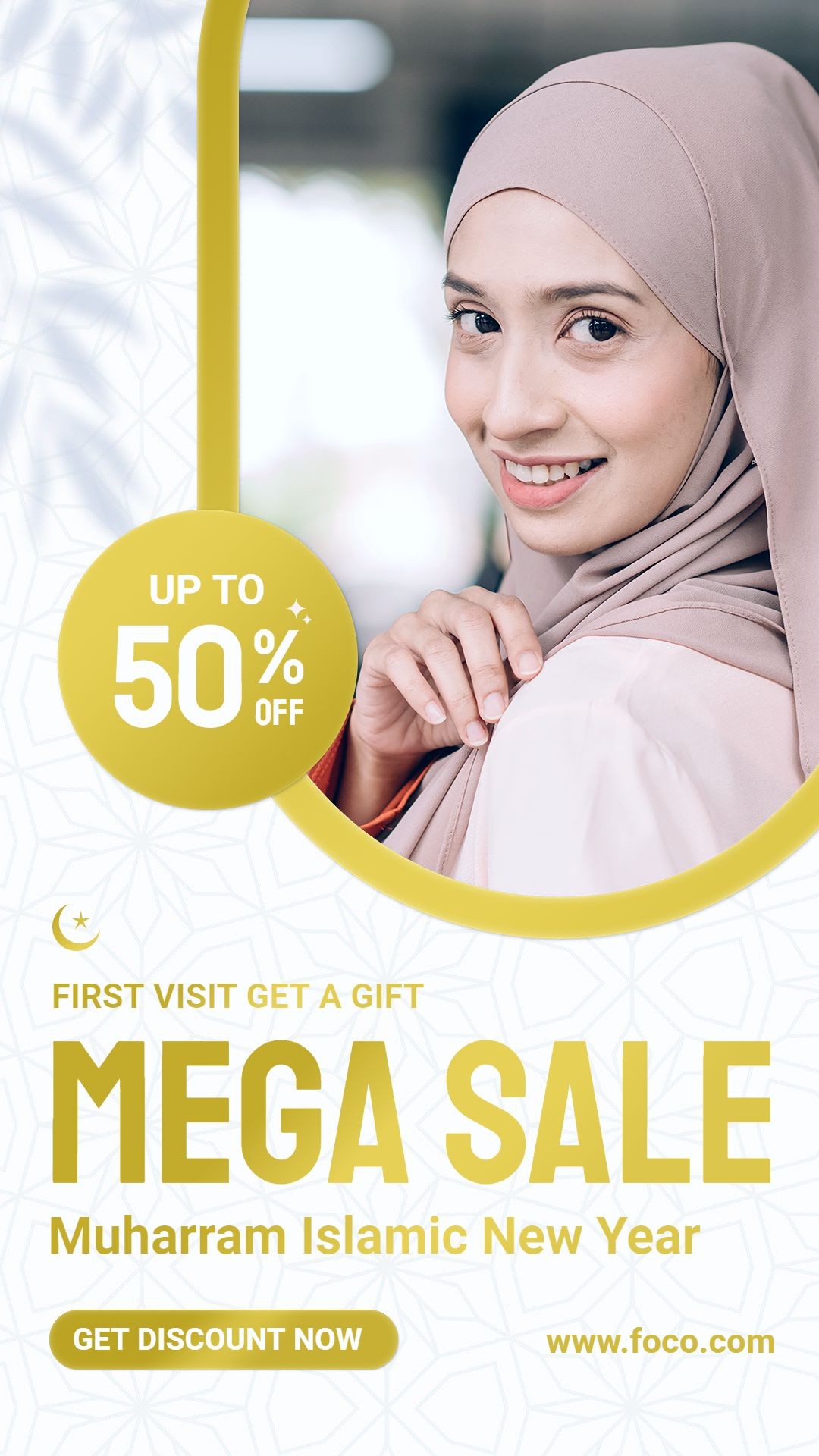 Muharram Islamic New Year Muslim Women's Fashion Discount Promo Sale Ecommerce Story