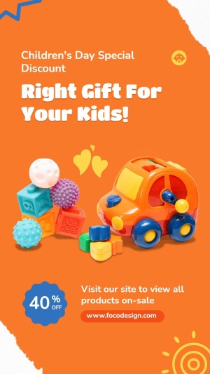 Ellipse Element Children's Day Toy Hobby Handcraft Discount Sale Promo Ecommerce Story