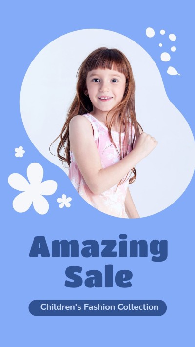 White Dot ELement Children's Fashion Sale Promotion Ecommerce Story
