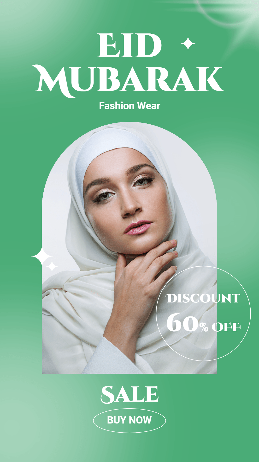 Eid Idul Ramadan Women's Fashion Sale Promotion Ecommerce Story预览效果