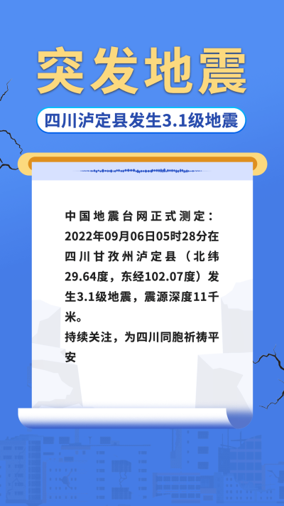 热点地震资讯手机海报