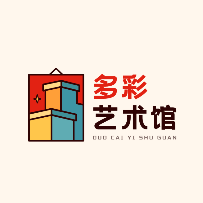 艺术馆艺术展娱乐logo设计预览效果